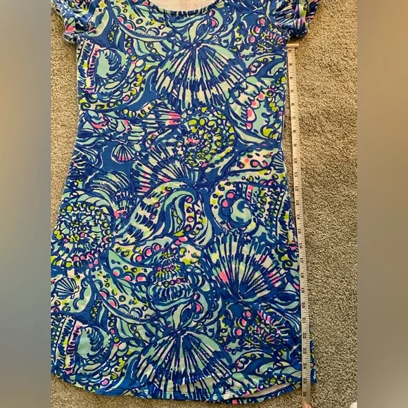 Lily Pulitzer Tammy dress in Brilliant Blue Ceviche - Picture 5 of 6